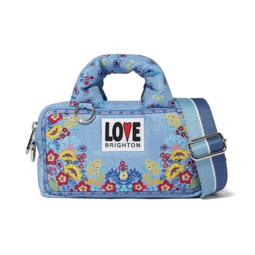 Brighton Women's Crossbody Bandana Love Crossbody Bag Brand New with Tags - Picture 2 of 6